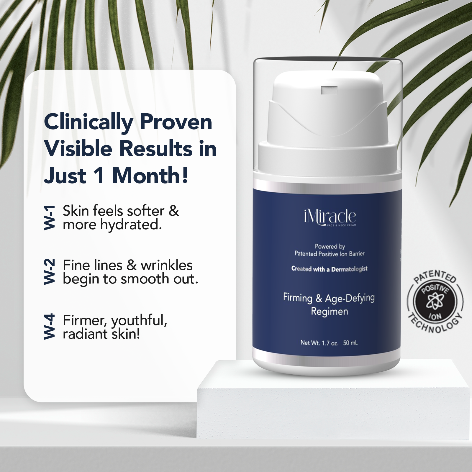 Crème visage et cou iMiracle – Solution raffermissante et anti-âge ultime